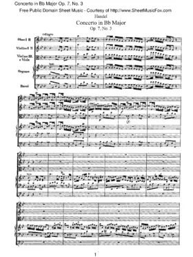 Organ Concerto in B-flat major