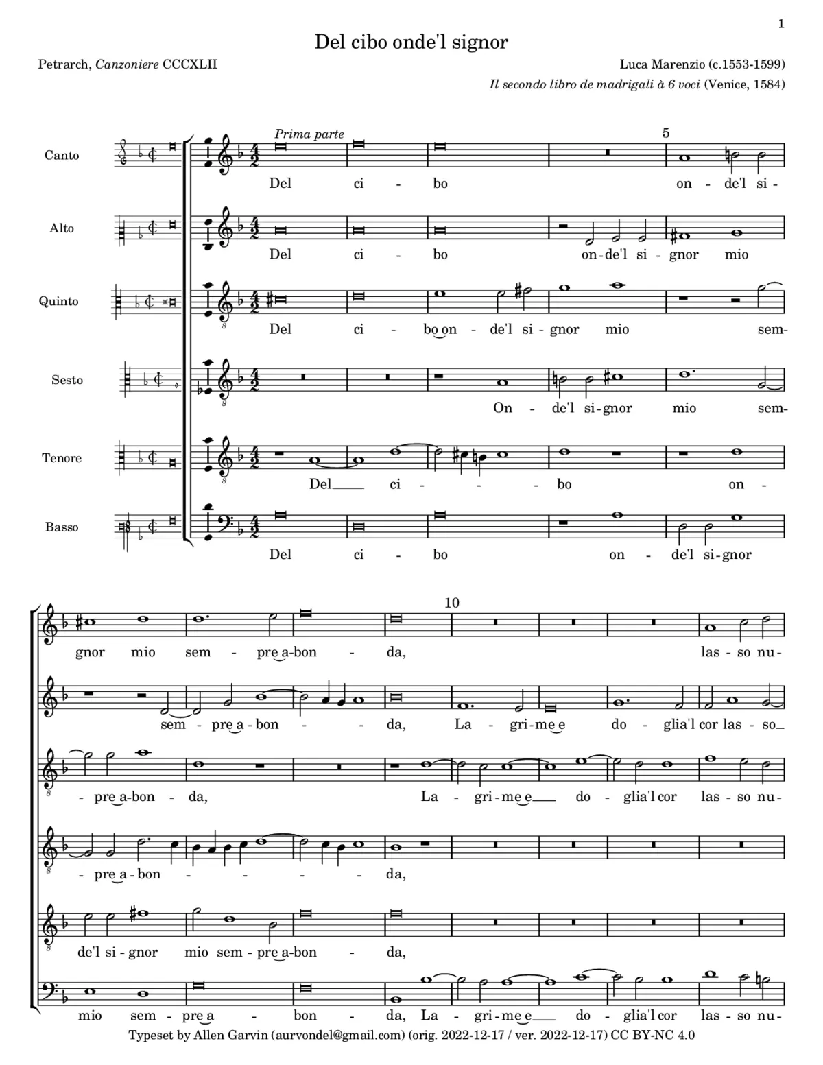 Del cibo onde - Page 1