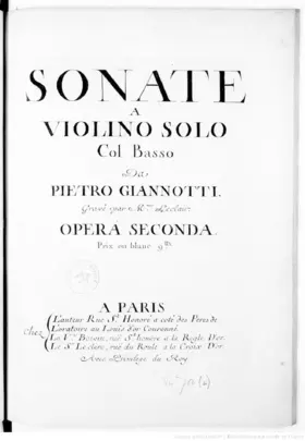 12 Violin Sonatas