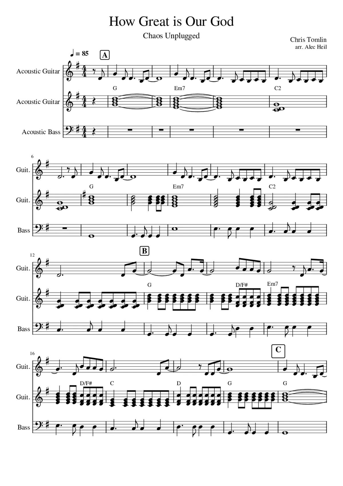 how great is our god - Page 1