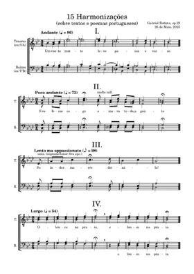 15 Harmonizações