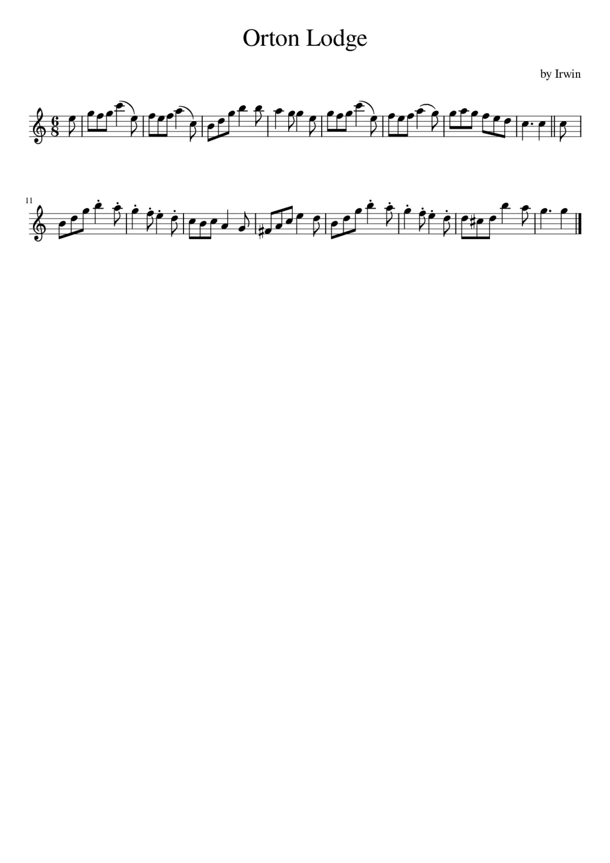 Orton Lodge - Page 1