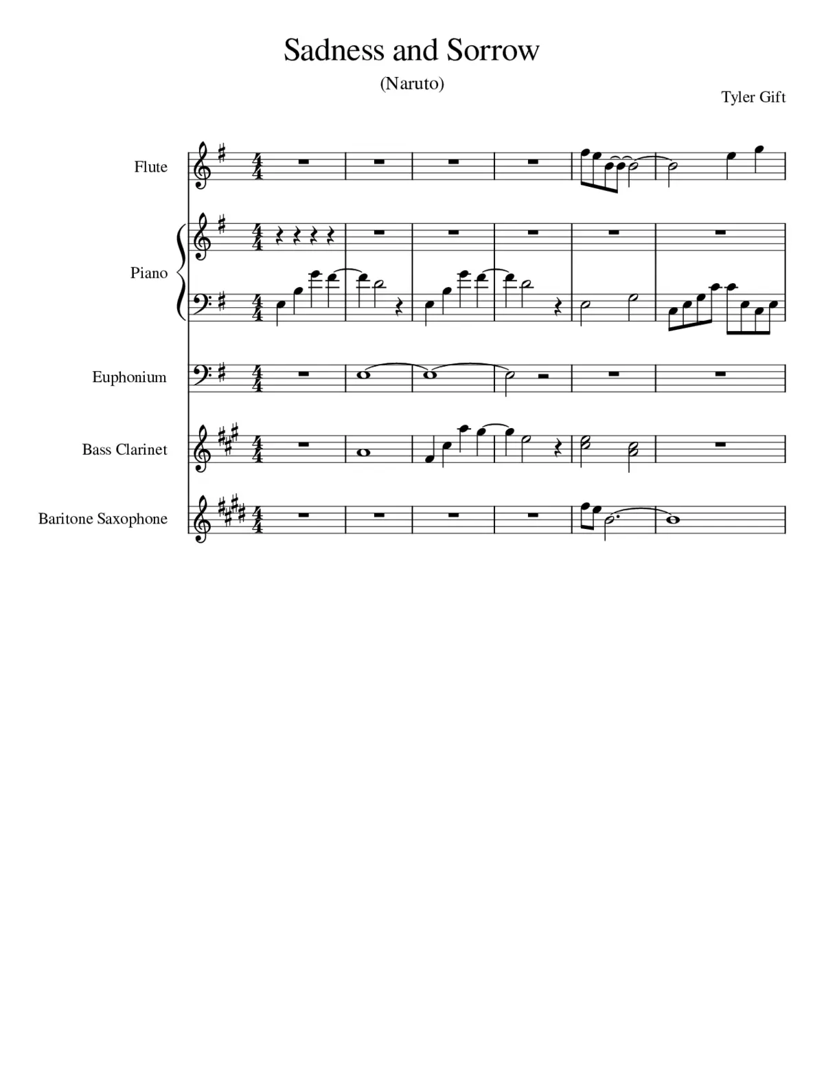 sadness and sorrow - Page 1