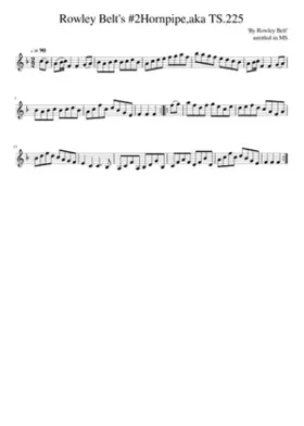 Rowley Belt's 2Hornpipeaka TS.225