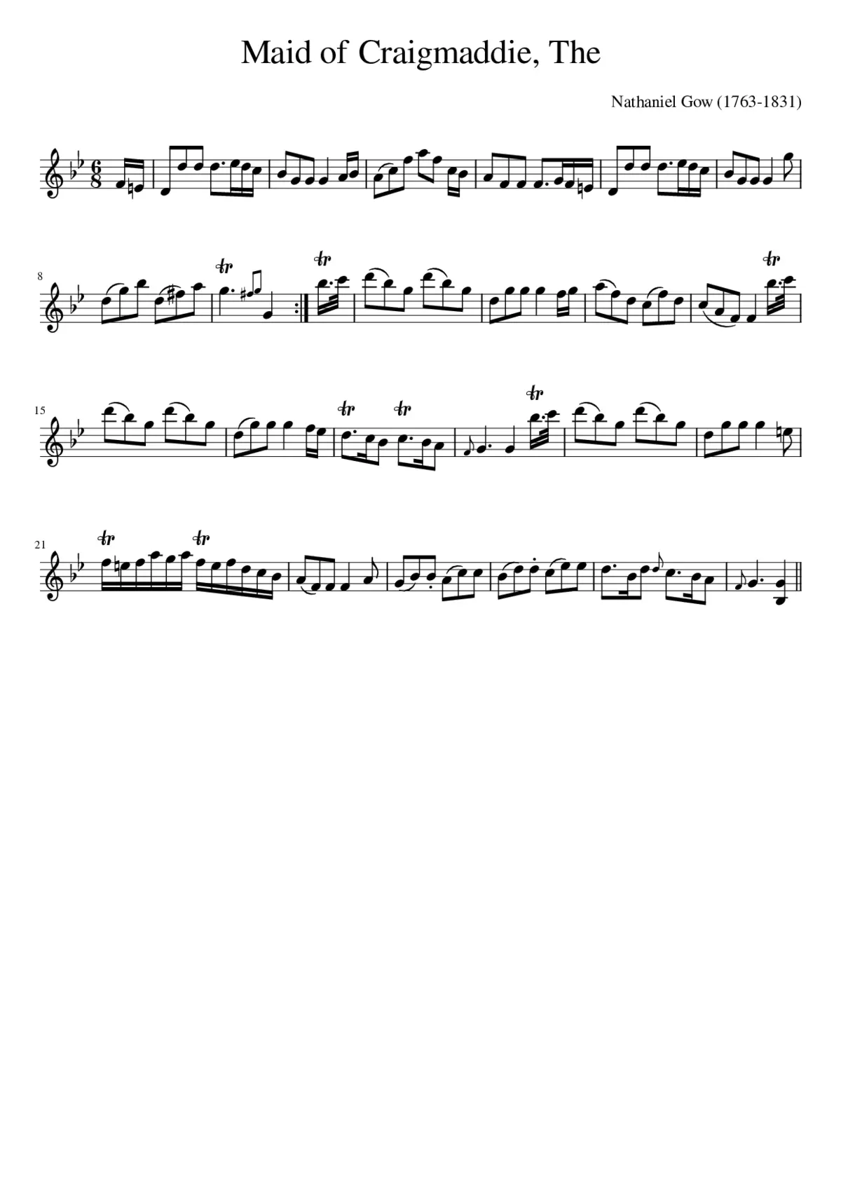 The Maid of Craigmaddie - Page 1