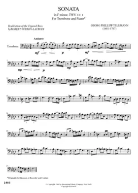 Sonata à 6 in F minor TWV 44:32