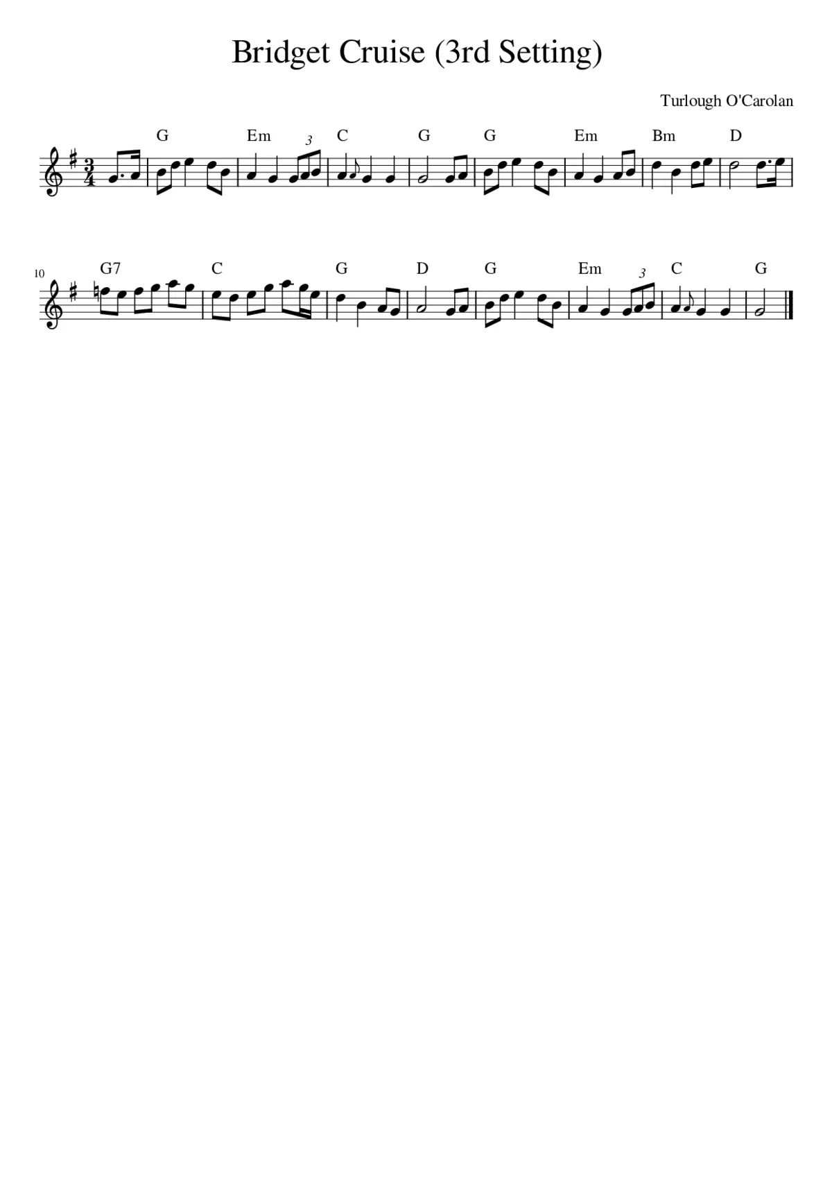 Bridget Cruise - Page 1