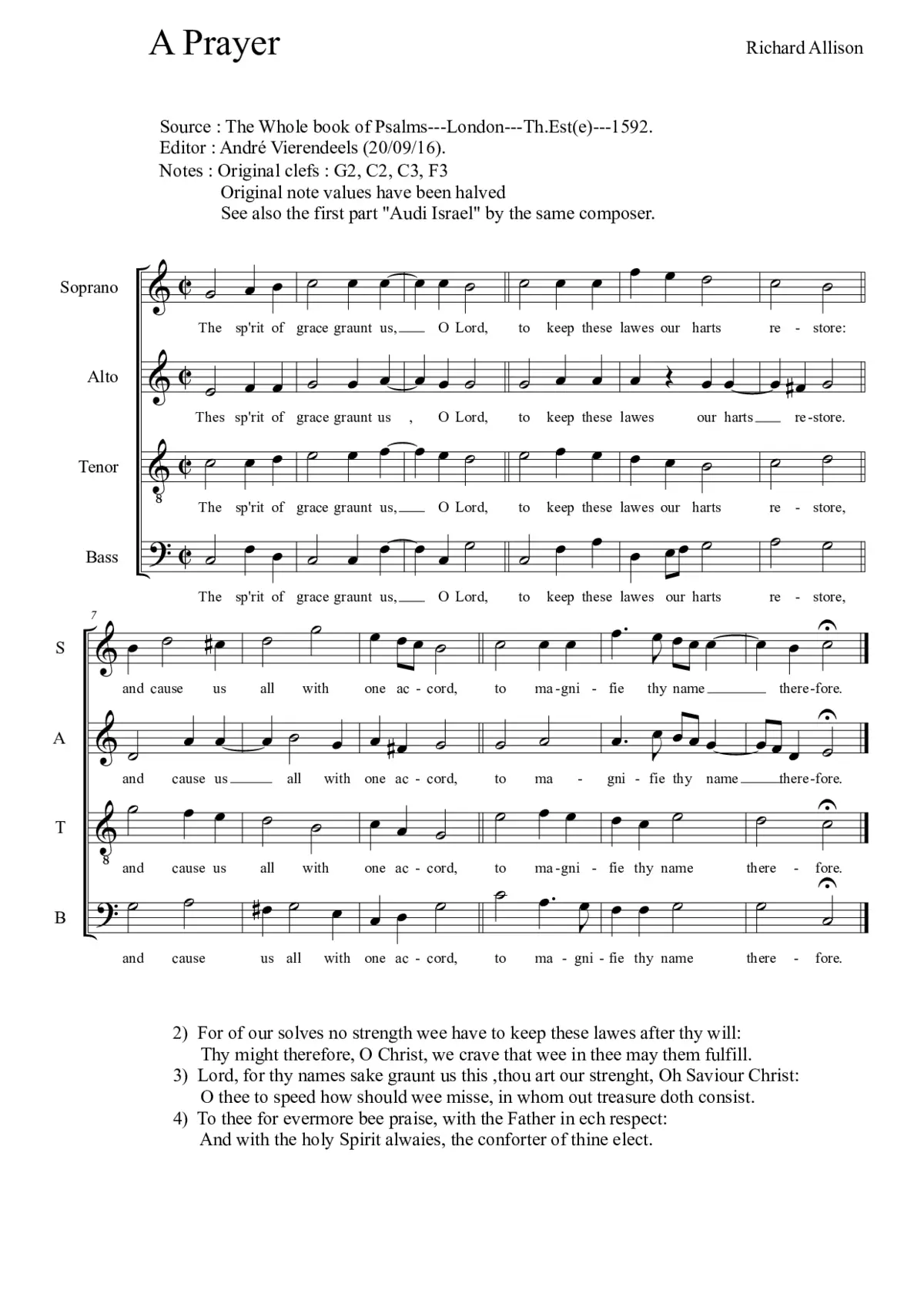 A prayer - Page 1