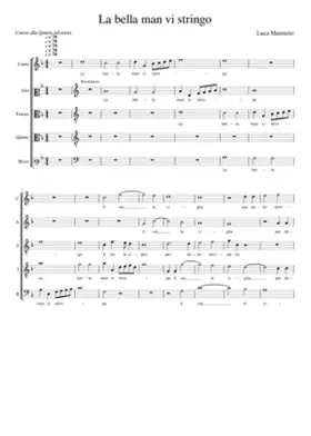 La bella man vi stringo