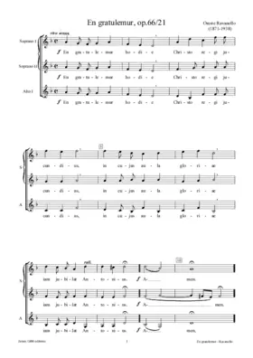 En gratulemur, op. 66/21