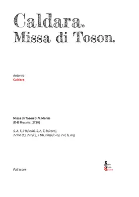 Mass in C major 'di Toson'