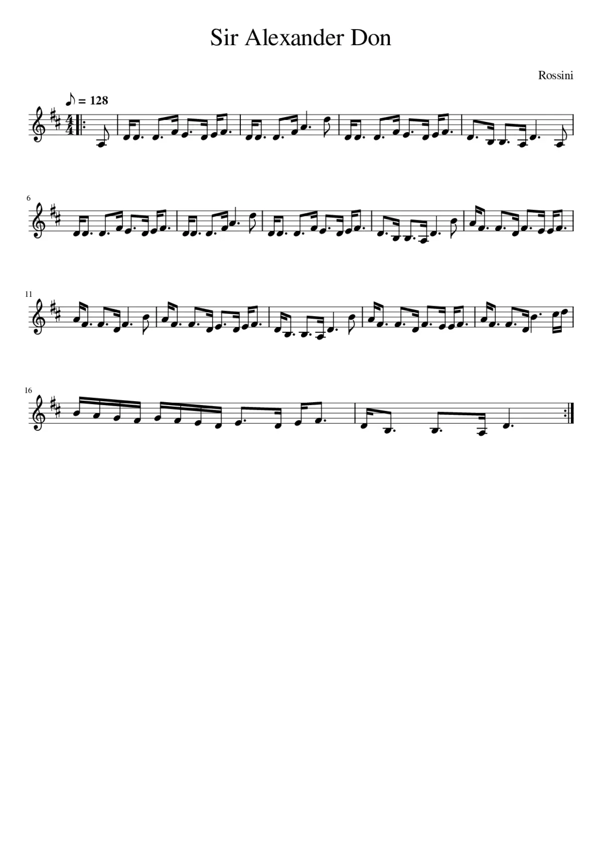 Sir Alexander Don - Page 1