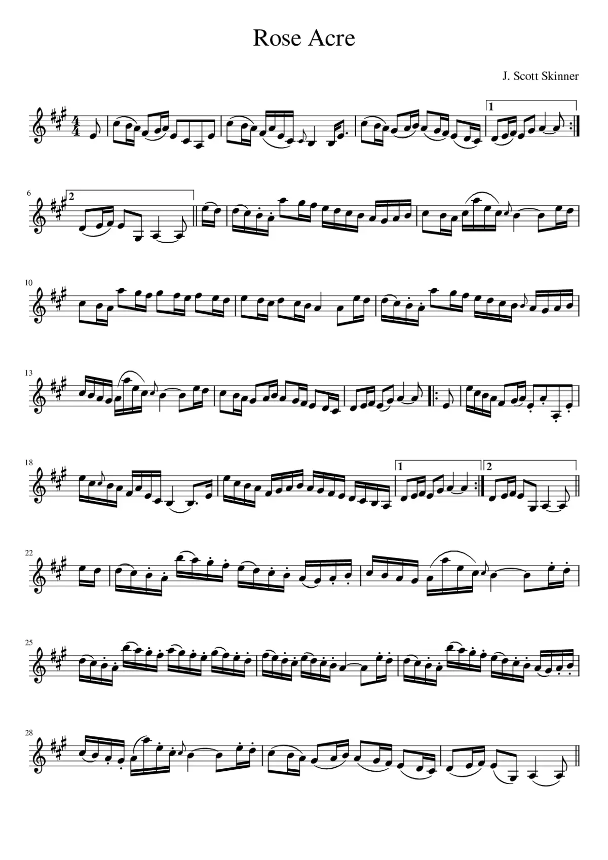 Rose Acre - Page 1