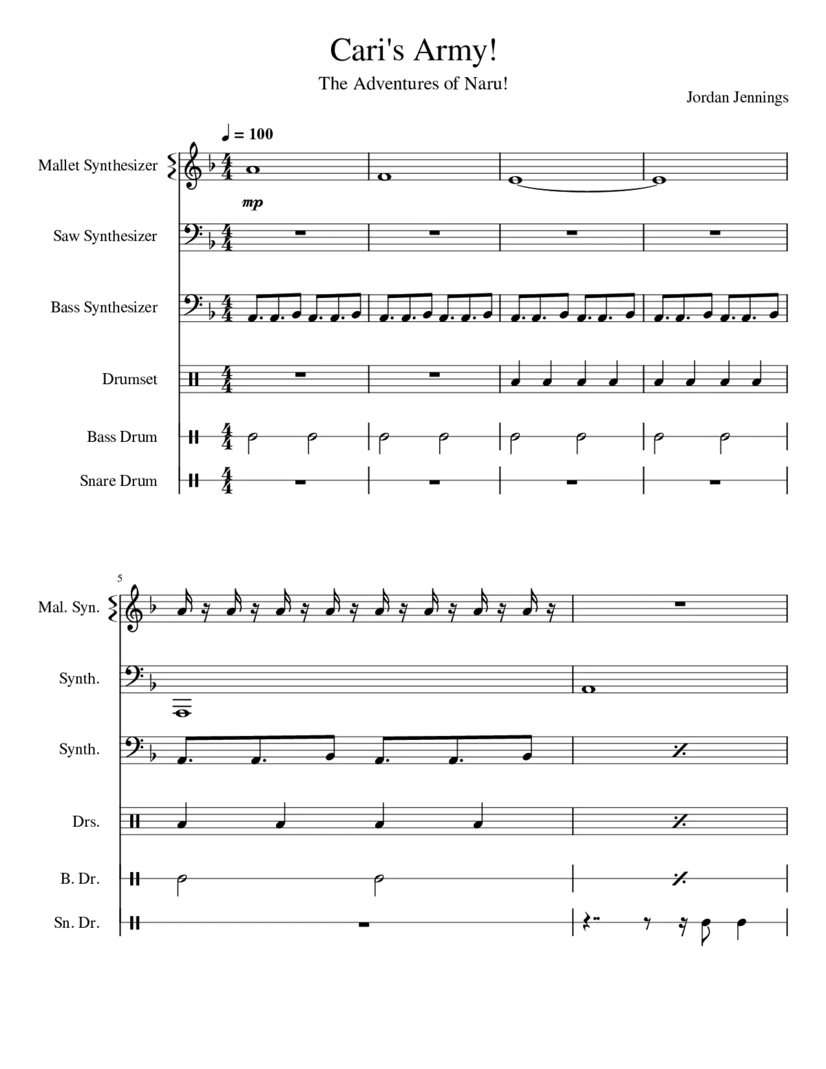 Cari s Army - Page 1