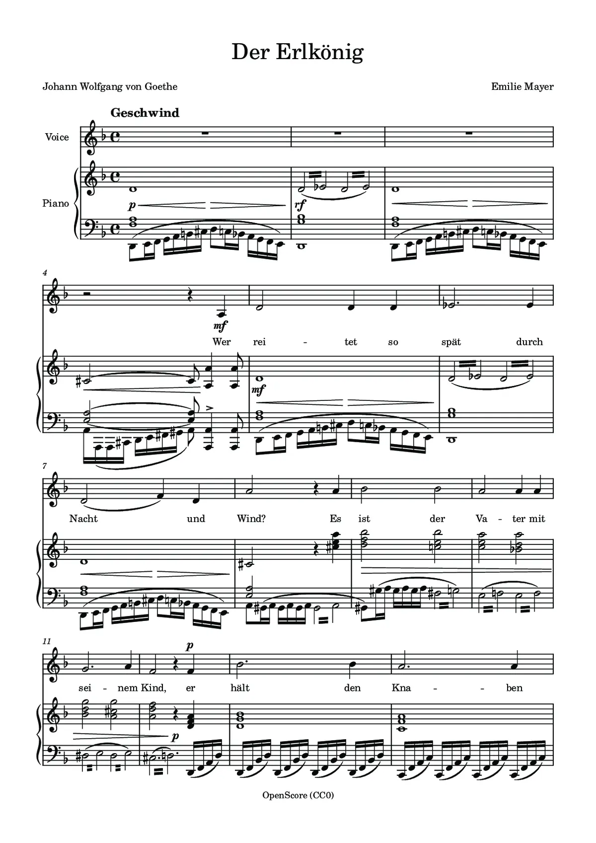 Der Erlkönig - Page 1