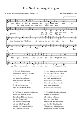 Die Nacht ist vorgedrungen