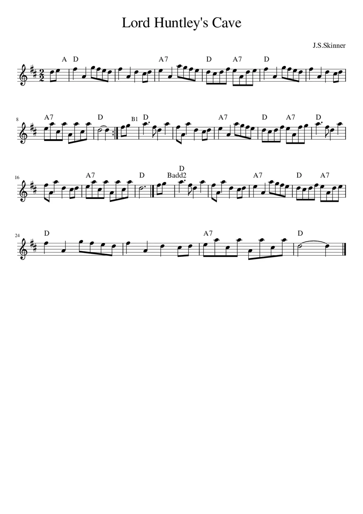 Lord Huntley's Cave - Page 1