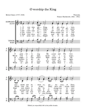 O worship the King