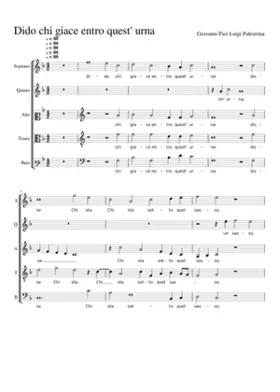 Dido chi giace entro quest' urna