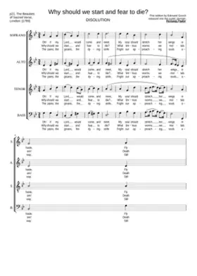 Why should we start and fear to die