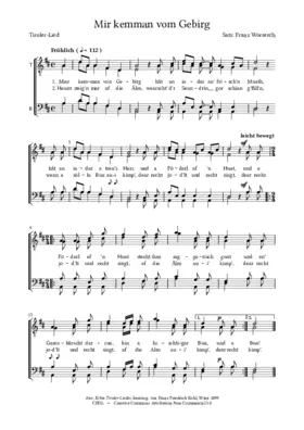 Mir kemman vom Gebirg