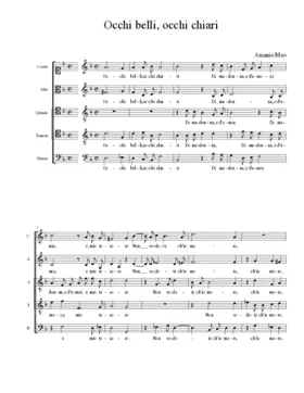 Occhi belli, occhi chiari