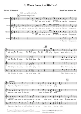 It was a lover and his lass