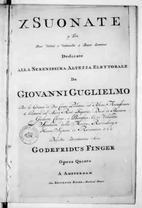 10 Sonatas for 2 Violins and Continuo