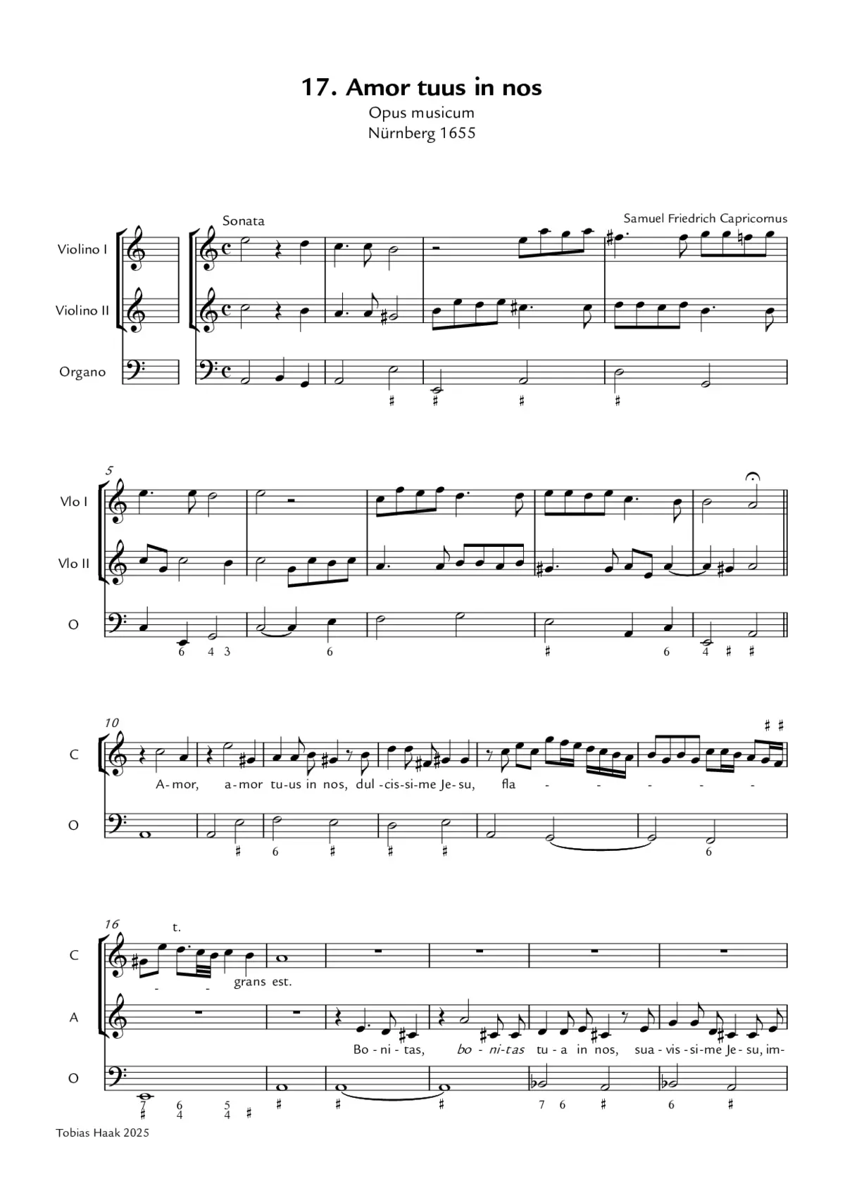 Amor tuus in nos - Page 1