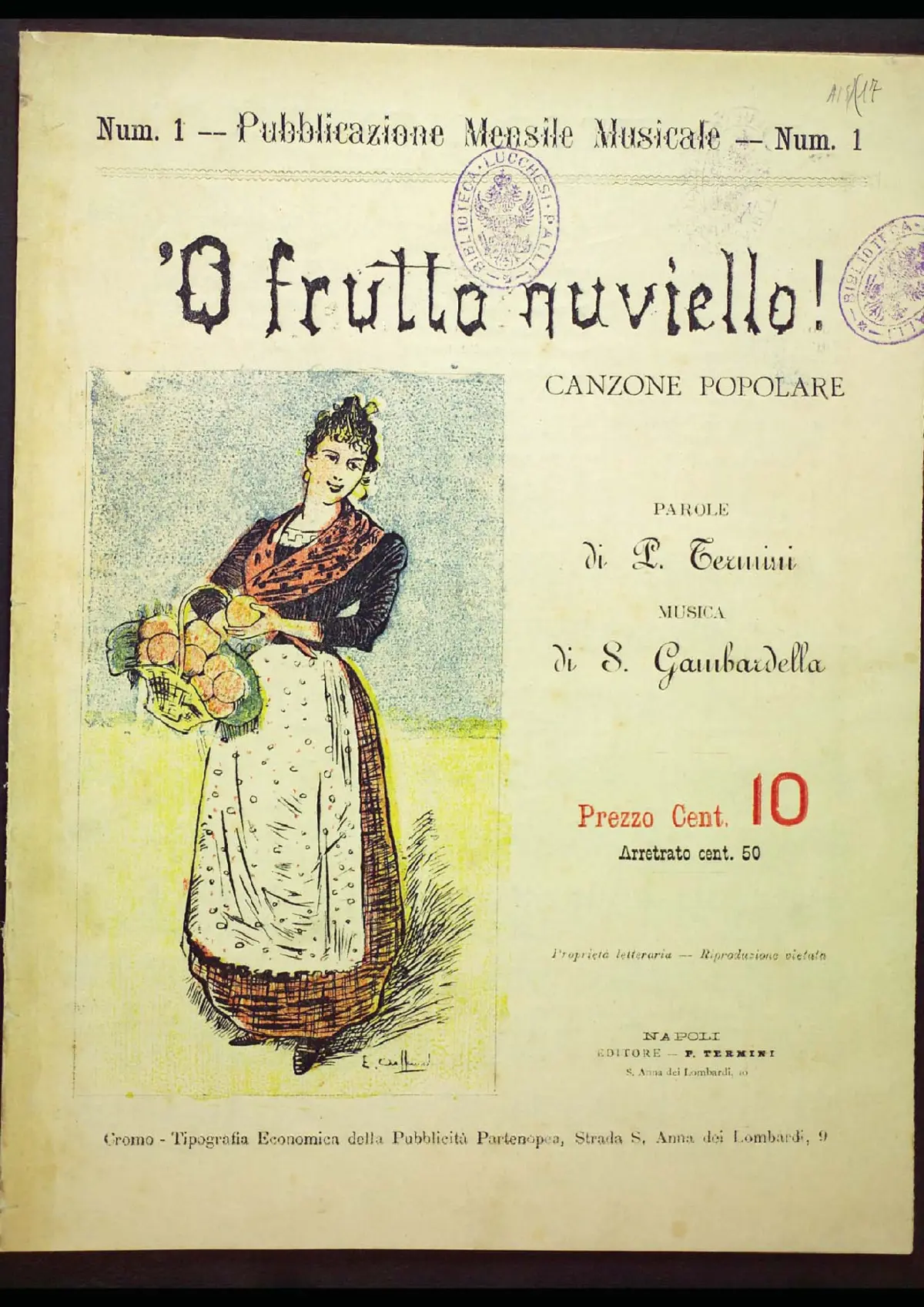 'O frutto nuviello! - Page 1