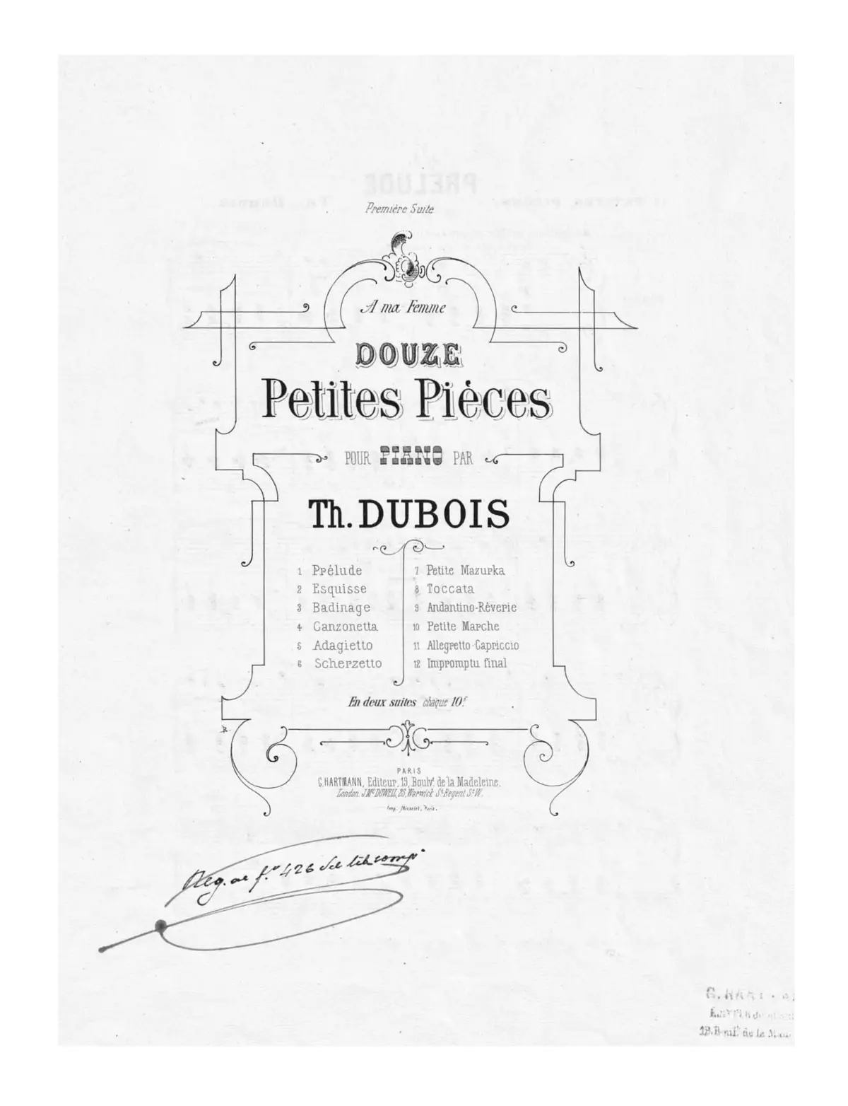 Douze petites pièces - Page 1
