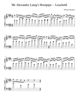 Mr Alexander Laing's Hornpipe -- Leuchold