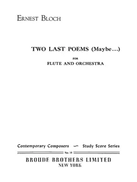 2 Last Poems (Maybe…)