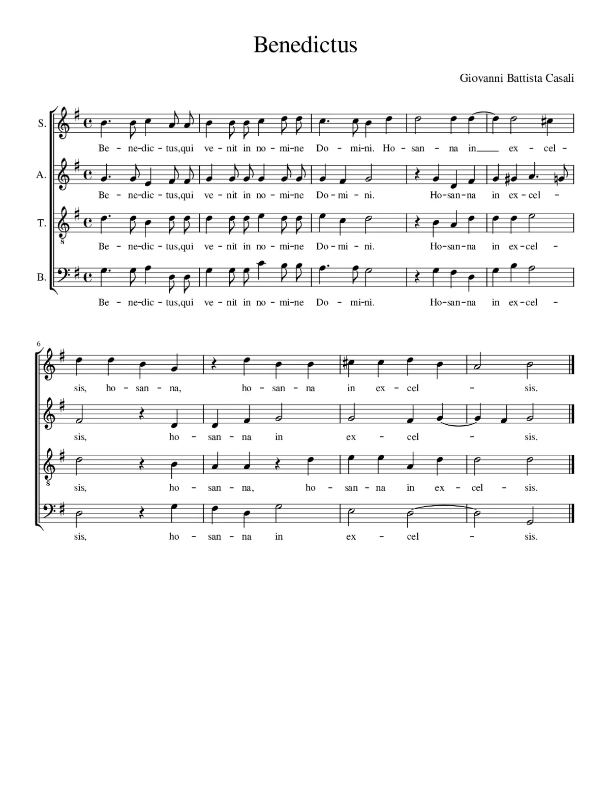 Missa in G major - Page 1