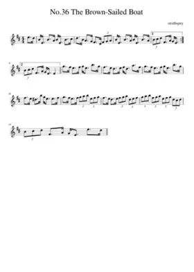 No.36 The Brown-Sailed Boat