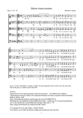 Habeto benevolentiam