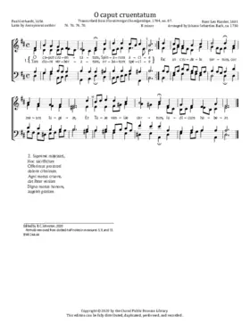 O caput cruentatum, BWV 244.44