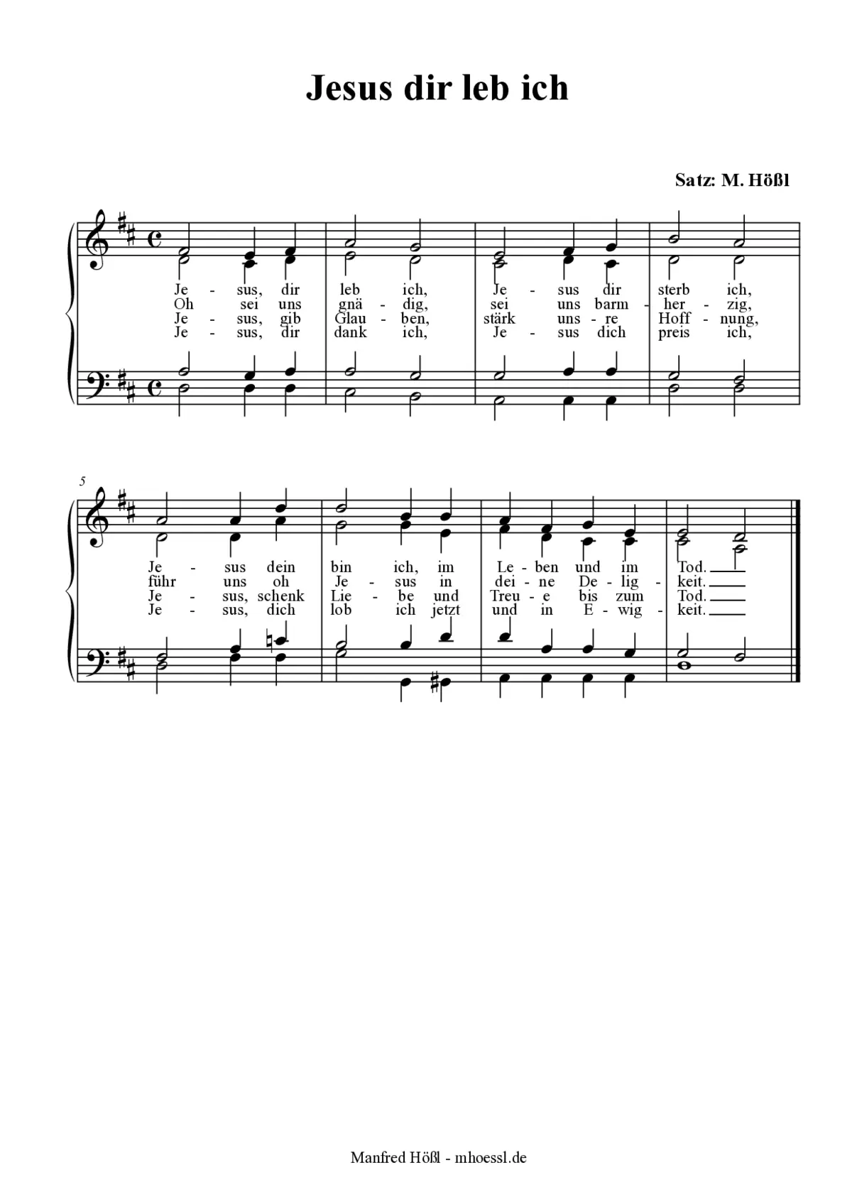 Jesus dir leb ich - Page 1