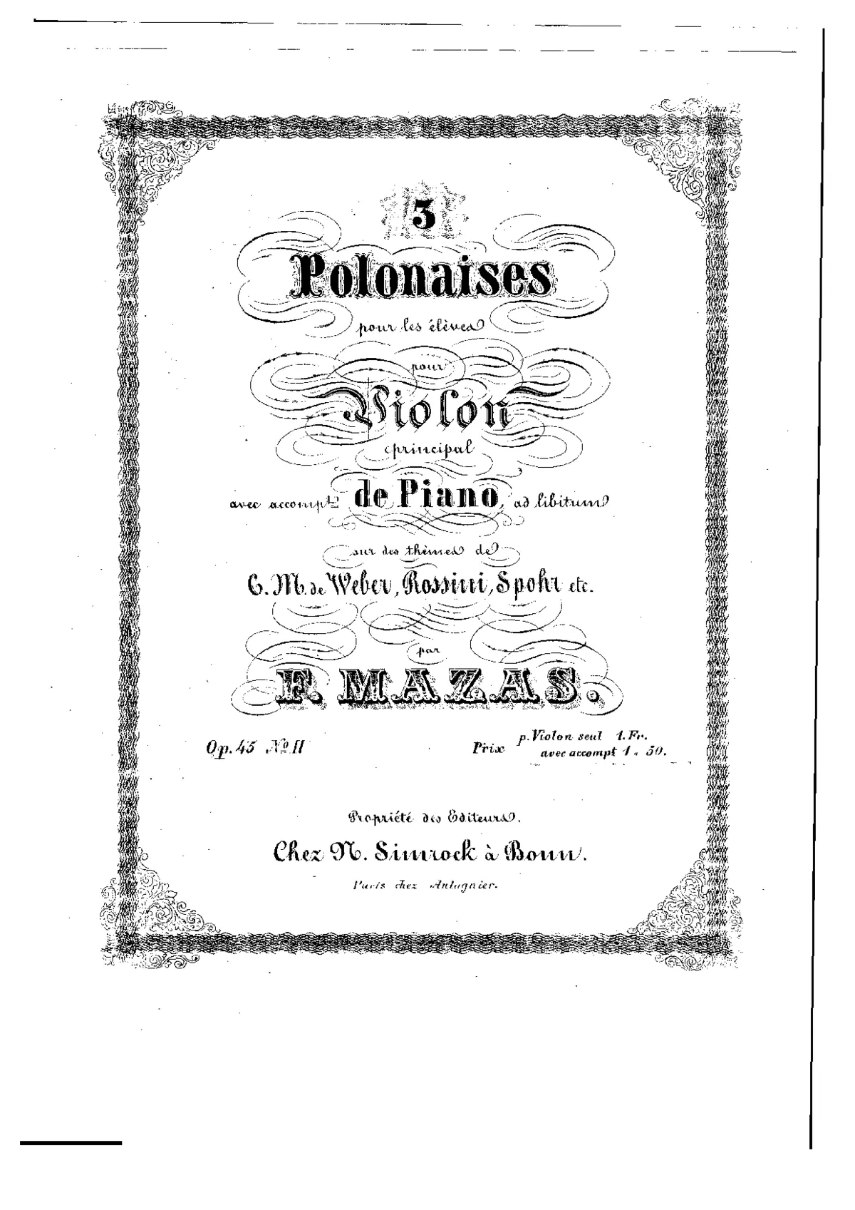 3 Polonaises - Page 1