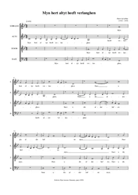 Myn hert altyt heeft verlanghen