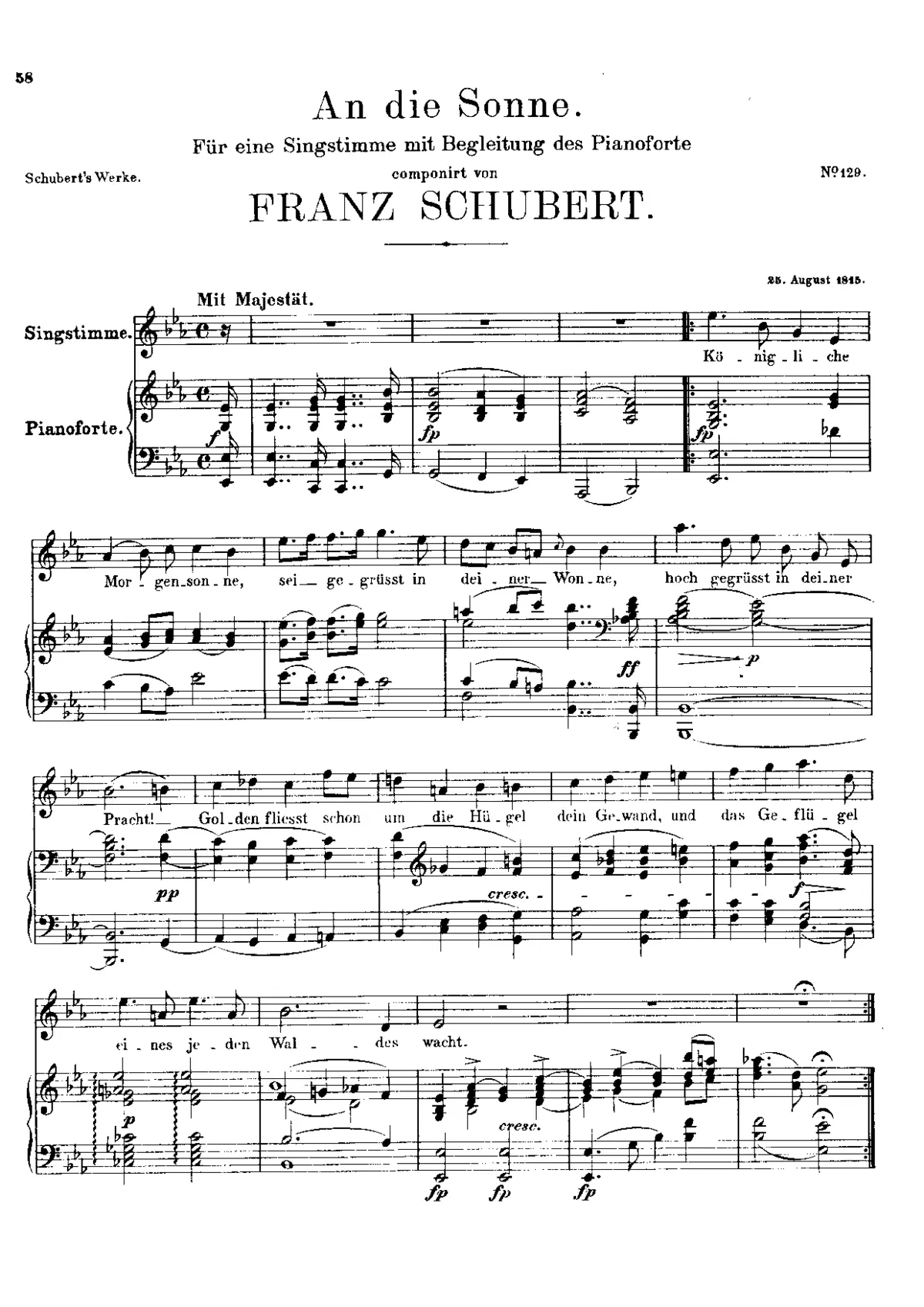An die Sonne, D.272 - Page 1