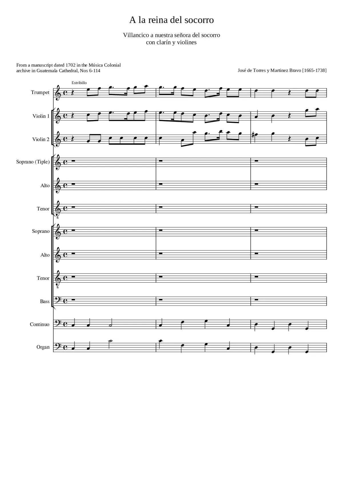 A la reina del socorro - Page 1