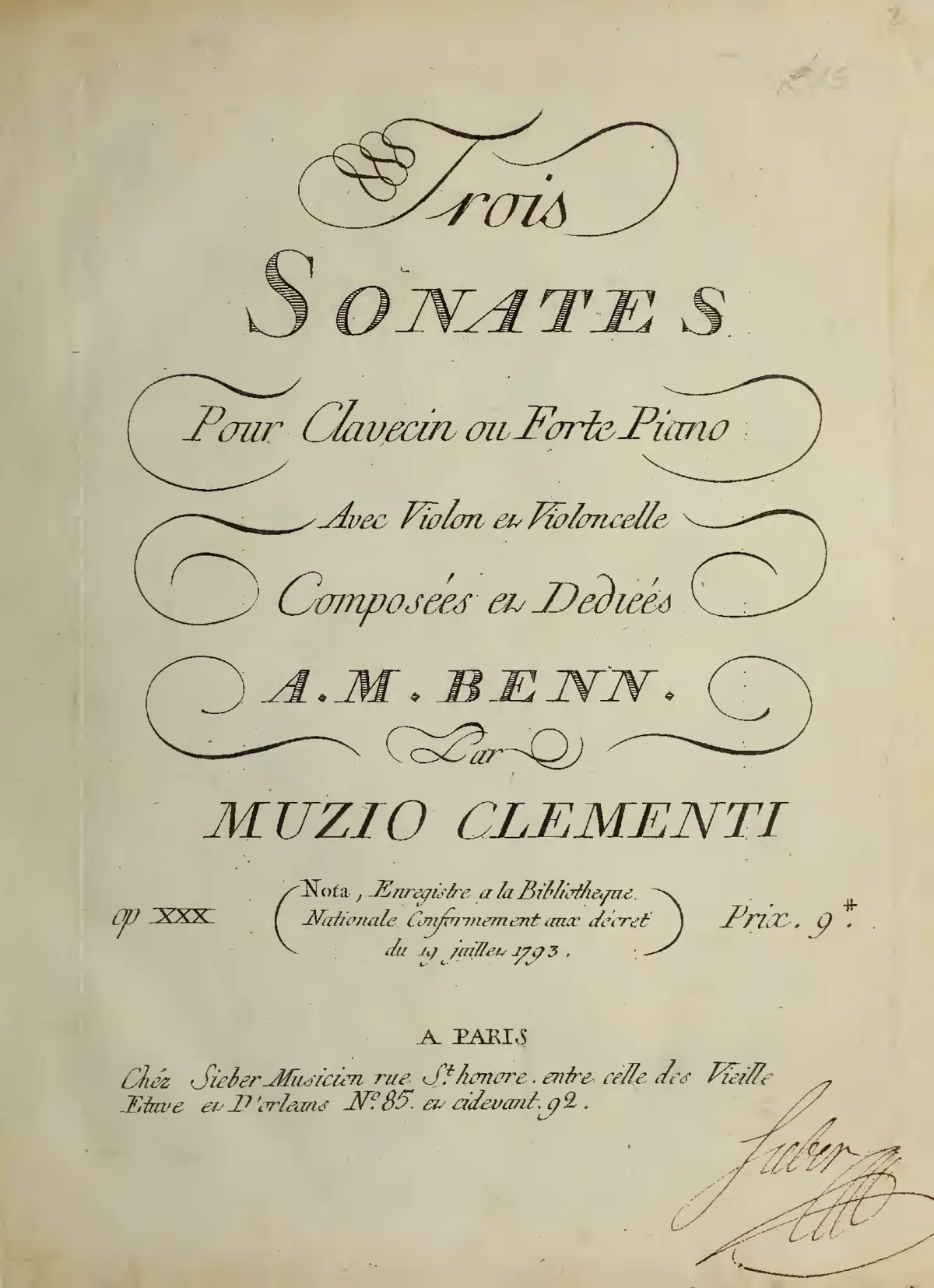 Three Piano Sonatas - Page 1