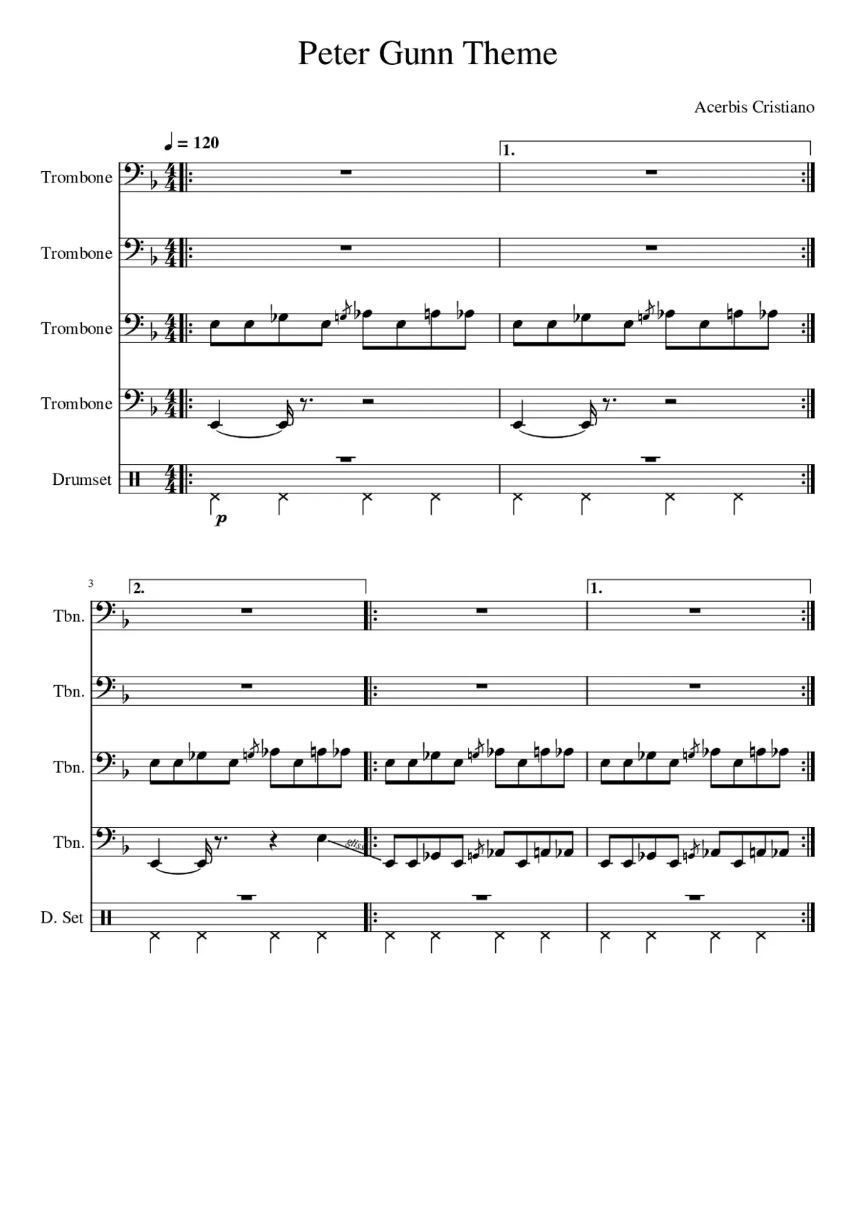 peter gunn theme - Page 1