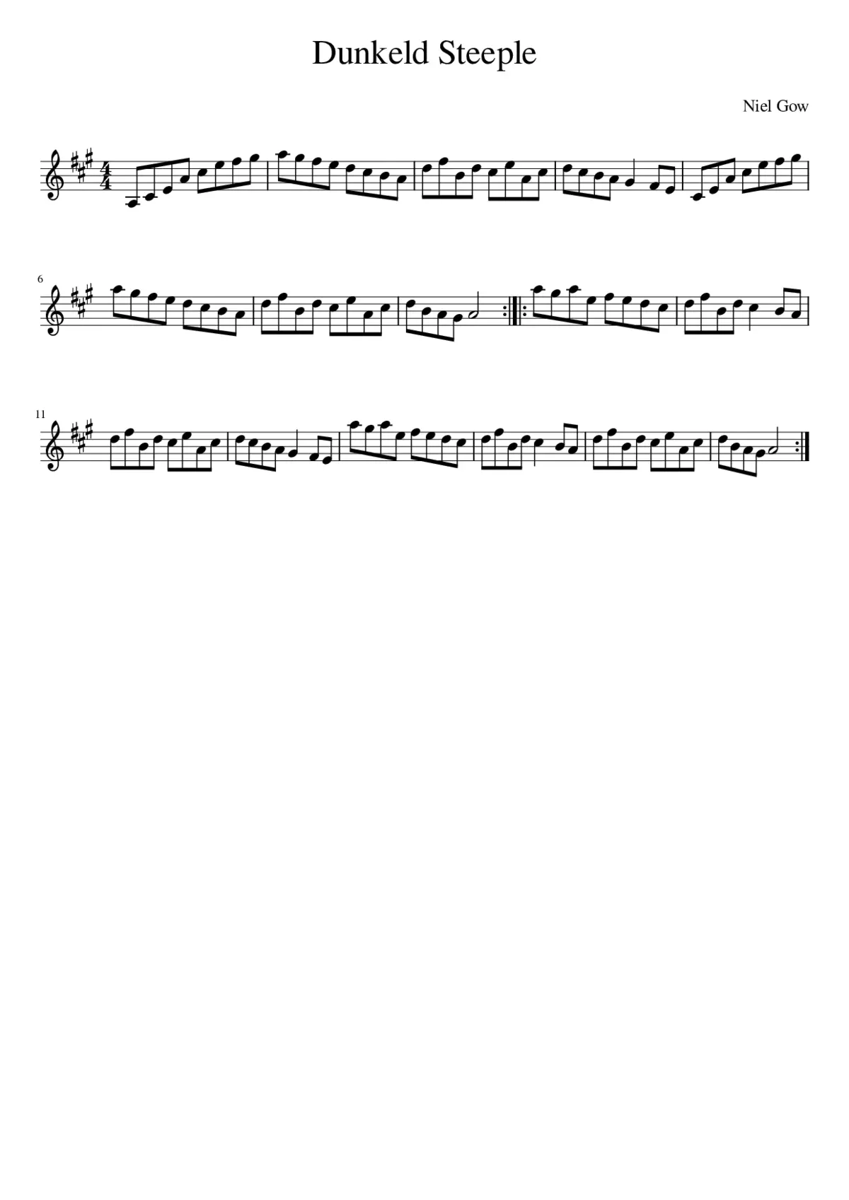 Dunkeld Steeple - Page 1