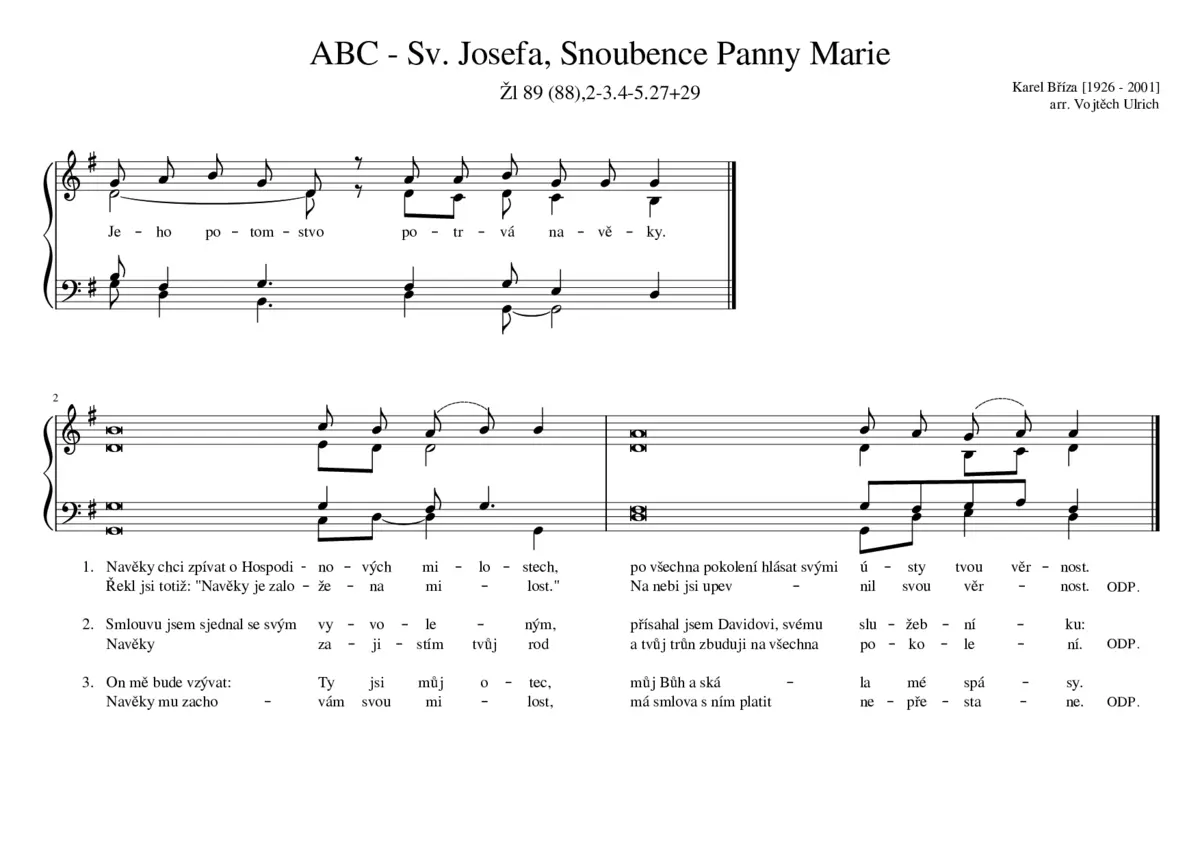 ABC - Sv. Josefa, Snoubence Panny Marie - Page 1