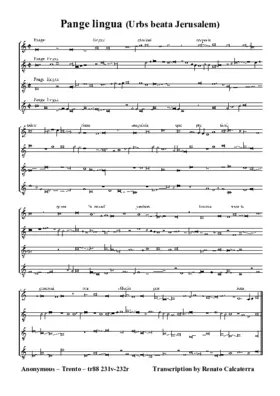 Pange lingua (Urbs beata Jerusalem)