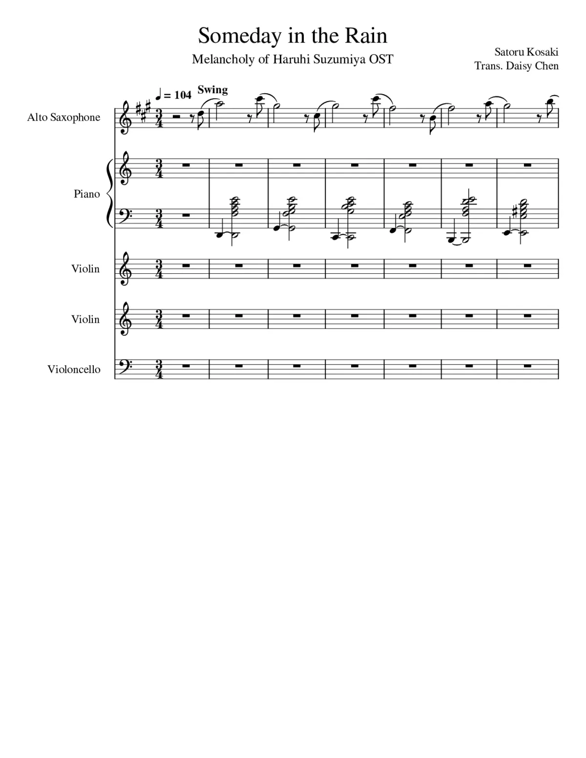 Someday in the Rain - Page 1