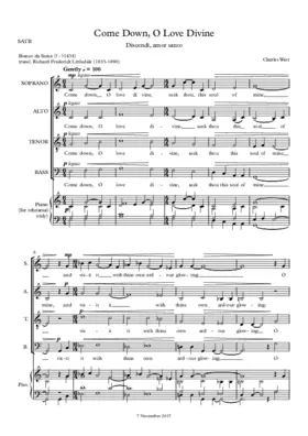 Come down, O love divine