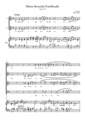 Missa Pontificalis secunda - Agnus Dei